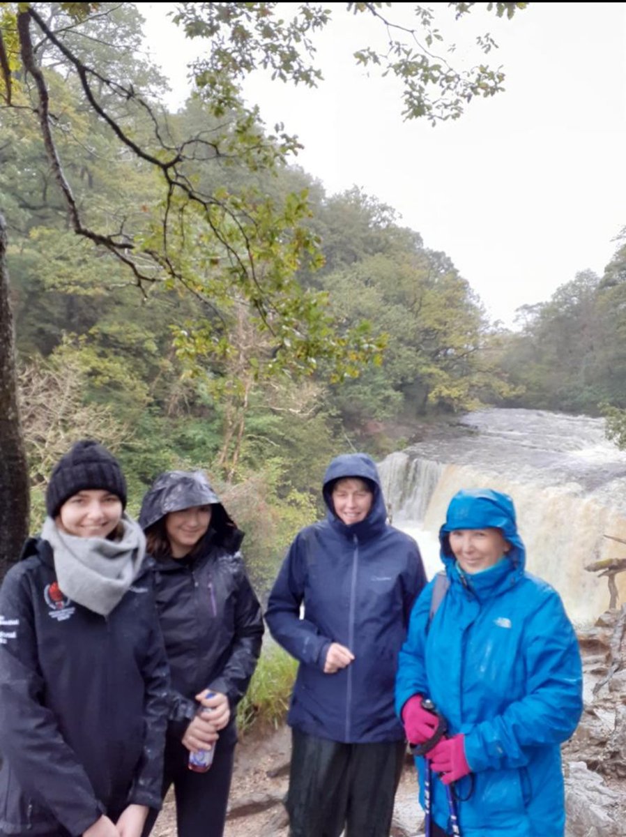 Nice, if a bit soggy, morning with office reception staff updating them on developments and plans in the Waterfalls Area to help them answer questions from the public who ring for advice.