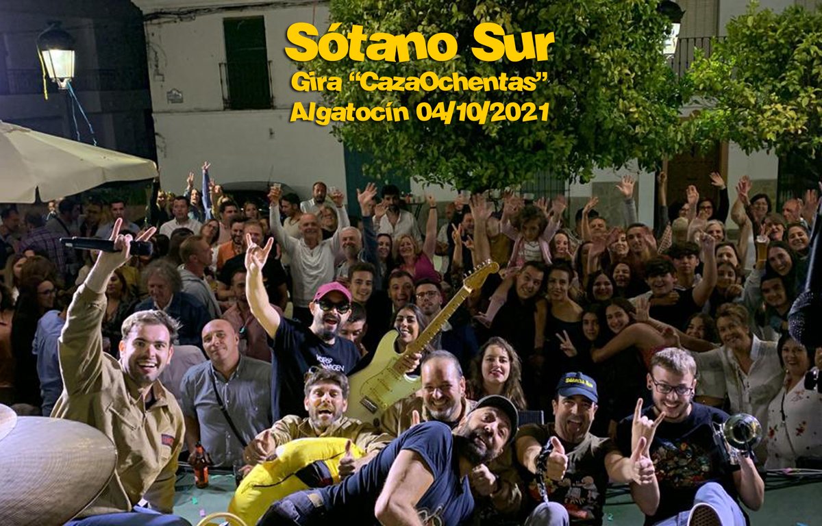 ¡¡¡ Gracias al público entregado de Algatocín y alrededores en un concierto, por fin, de la vieja normalidad !!!

<a href="/SOTANOSUR/">SÓTANO SUR</a> 
#SótanoSur
#CazaOchentas