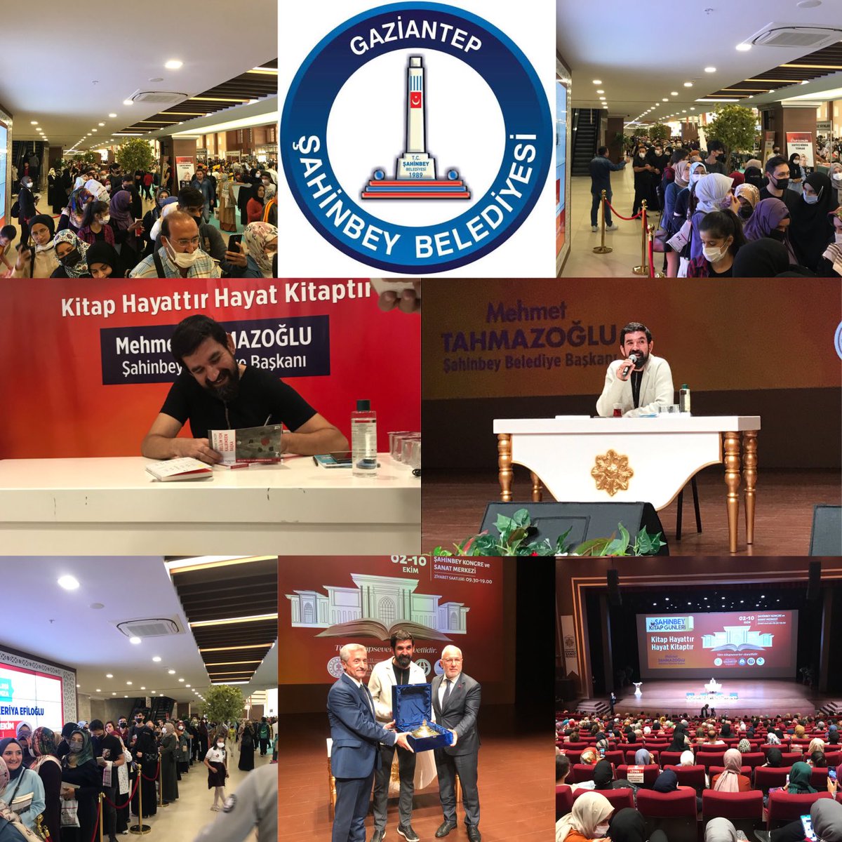 ŞAHİNBEY KİTAP GÜNLERİ
Emeği geçen,teşrif eden tüm dostlara ve ⁦<a href="/mtahmazoglu/">Mehmet Tahmazoğlu 🇹🇷</a>⁩ teşekkürler.
⁦<a href="/sahinbeybel/">Şahinbey Belediyesi</a>⁩