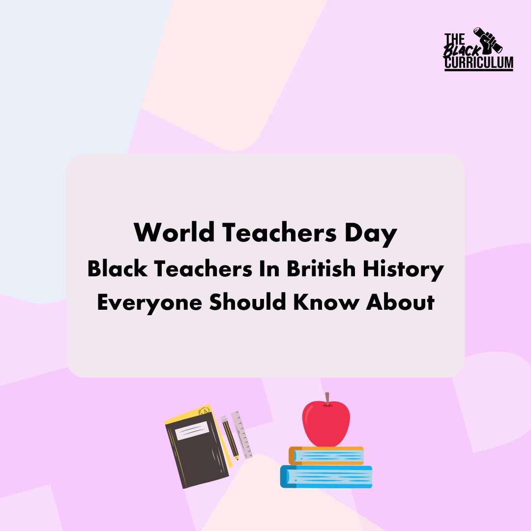 CurriculumBlack's tweet photo. Today we celebrate #WorldTeachersDay👏🏾 We wanted to share the stories of 4 inspiring Black teachers who have overcome setbacks &amp; racism to shape the UK we know today. This year’s theme is ‘Teachers at the heart of education recovery’. https://t.co/ilsmRZvr9E