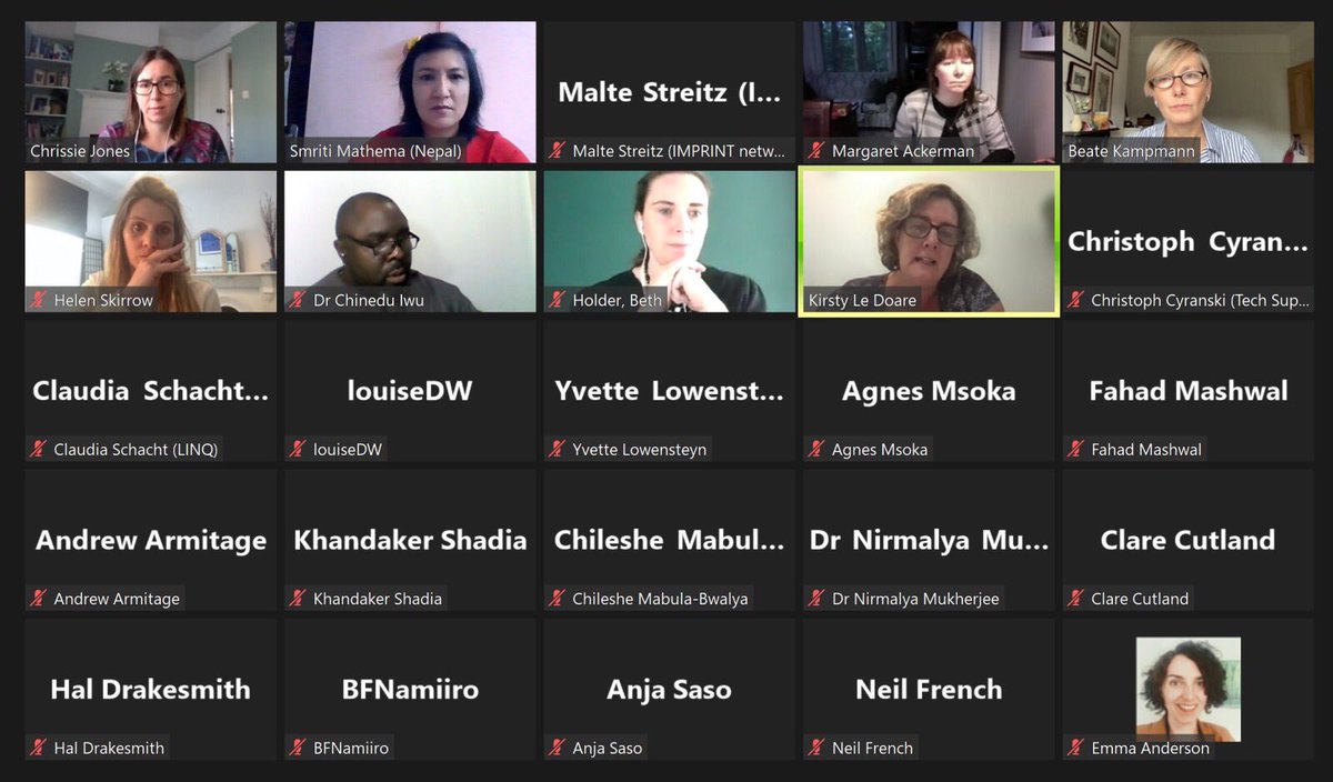 smritimathema's tweet photo. What a great full @IMPRINT_network meeting - Day 1. This platform has been so crucial to bring in opportunities and funding for immunization advocates like me based in LMIC. #paneldiscussion https://t.co/Y4EebK10lZ