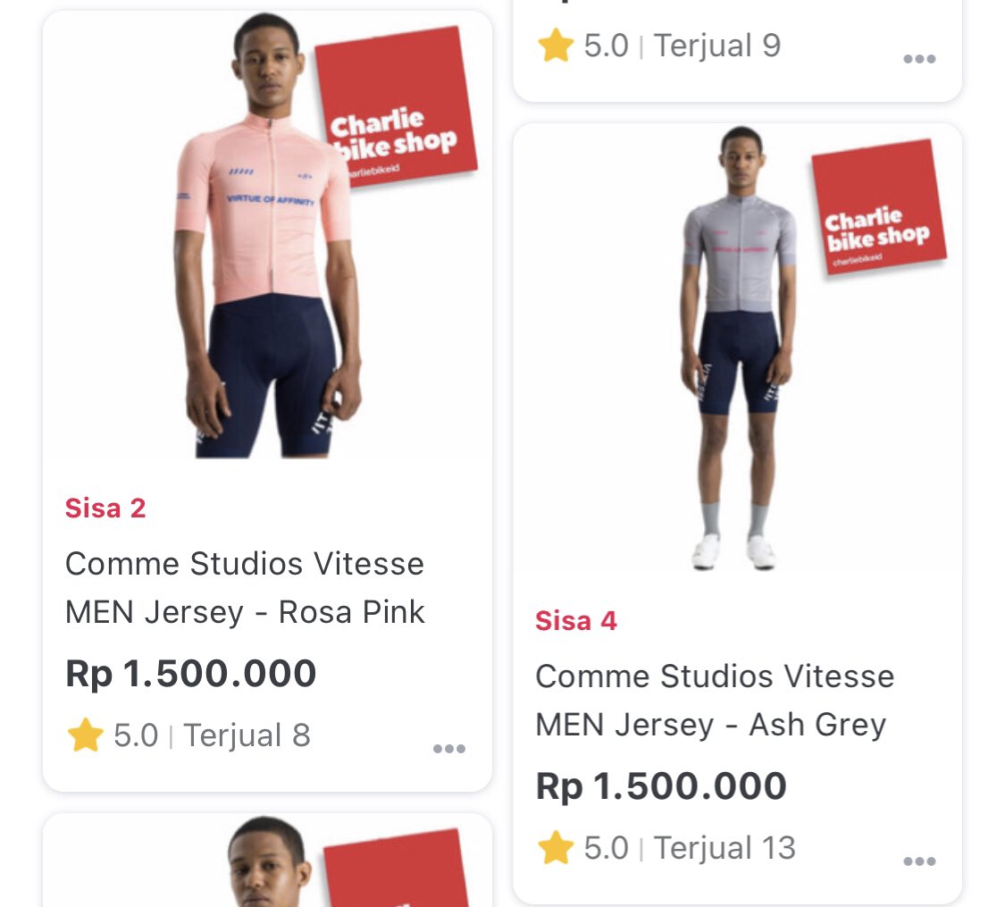 DPALPA1's tweet photo. Santini: Est 1956, made in Italy, worn by Vuelta winners and World champions
Rp 1.4 jt

MAAP: Made in Europe, designed in Australia, worn by an Olympian and a world champion
Rp 1.48 jt

Comme Studios: Since 2020. Made in Indonesia
Rp 1.5 jt 😕🤔🧐

MAKE IT MAKE SENSE bruh https://t.co/AEkOnynnUZ