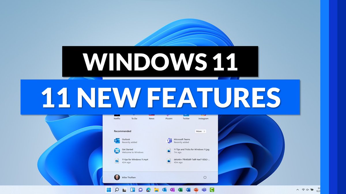 mtholfsen's tweet photo. BIG NEWS! Windows 11 launches today and this video 📽️ shows my top 11 features, tips &amp; tricks for the new operating system. As Nigel Tufnel from Spinal Tap said "These go to 11" 🤘

YouTube 📺 https://t.co/4004JeWFTX

#Windows11 #edtech #MIEExpert #edchat #elearning #MicrosoftEDU https://t.co/aL7opqE2od