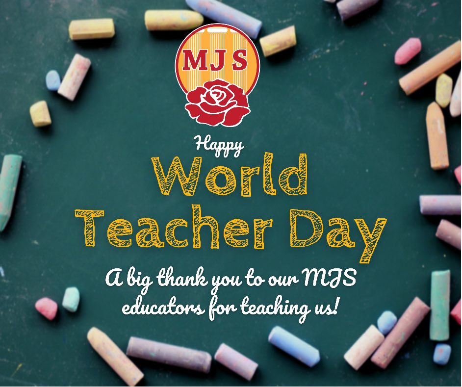 Happy world teacher day! #mjsdodgers #youbelong #WorldTeachersDay2021