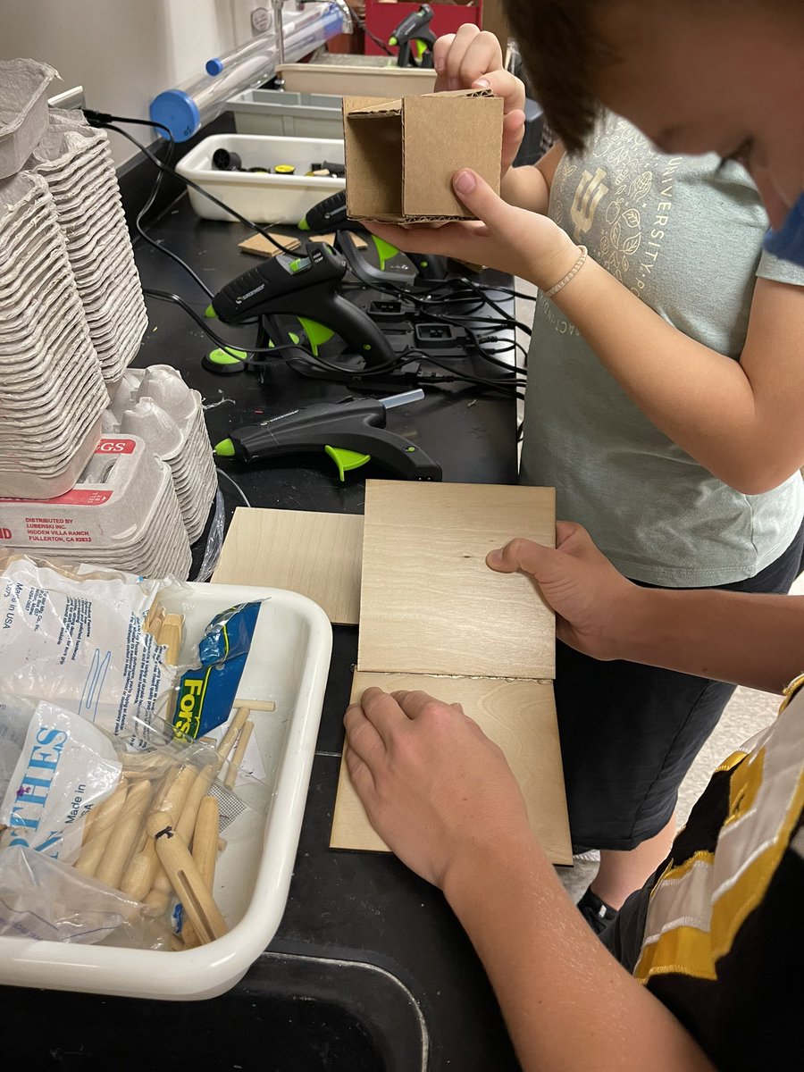 Science students have been busy developing a plan to live on Mars. Ending project by developing a prototype. #stem #pbl #believe