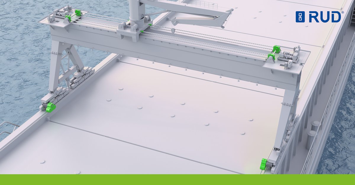Moving your crane unit with our TECDOS Drive System guarantees safety on board. 
Our TECDOS Drive System is a long-lasting and robust solution. More: scomp.ly/maritime-cranes or contact us: salesfa@rud.com
#RUD #RUDisGood #conveyoranddrives #tecdos #tecdosomegadrive #tecdospigamma