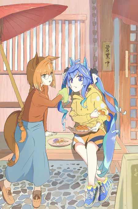 イクノディクタスとツインターボ描きました🥕

#ウマ娘
#イクノディクタス
#ツインターボ 