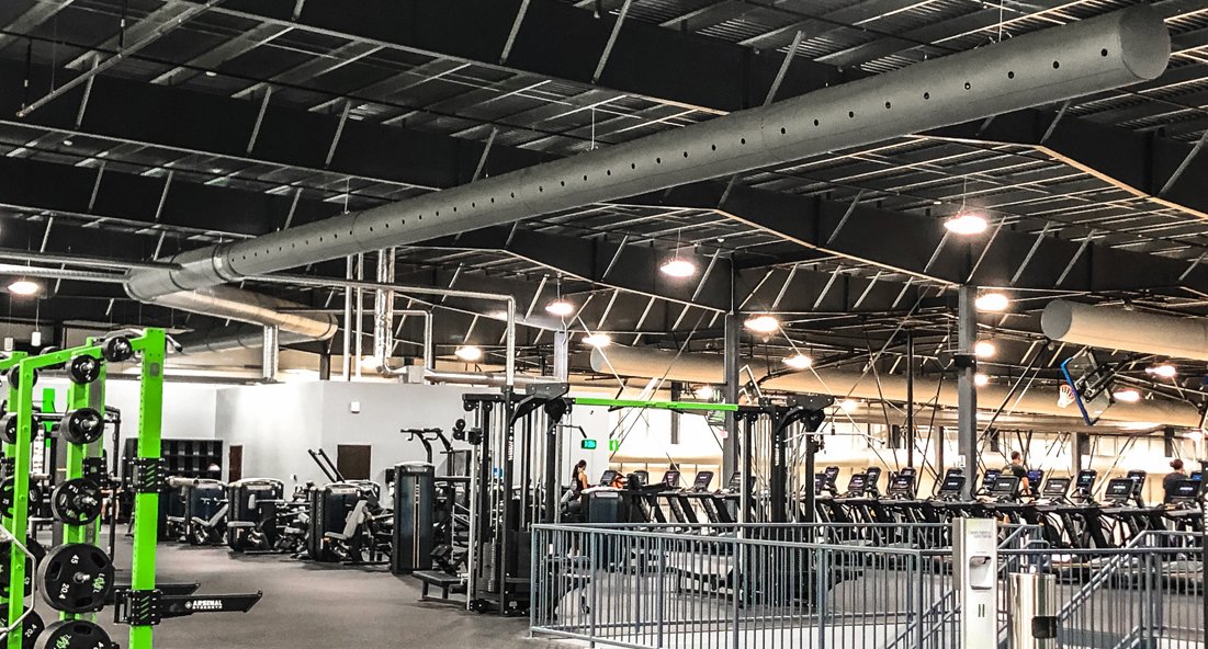 TawadaCleanTech's tweet photo. Lengkapi gym anda dengan DuctSox #fabricduct sekarang! 😎
#DuctSox systems in indoor #fitness facilities provide uniform comfort for all within the space. DuctSox SkeleCore ensures the system always looks good while remaining functional. https://t.co/0OVHbwmsir