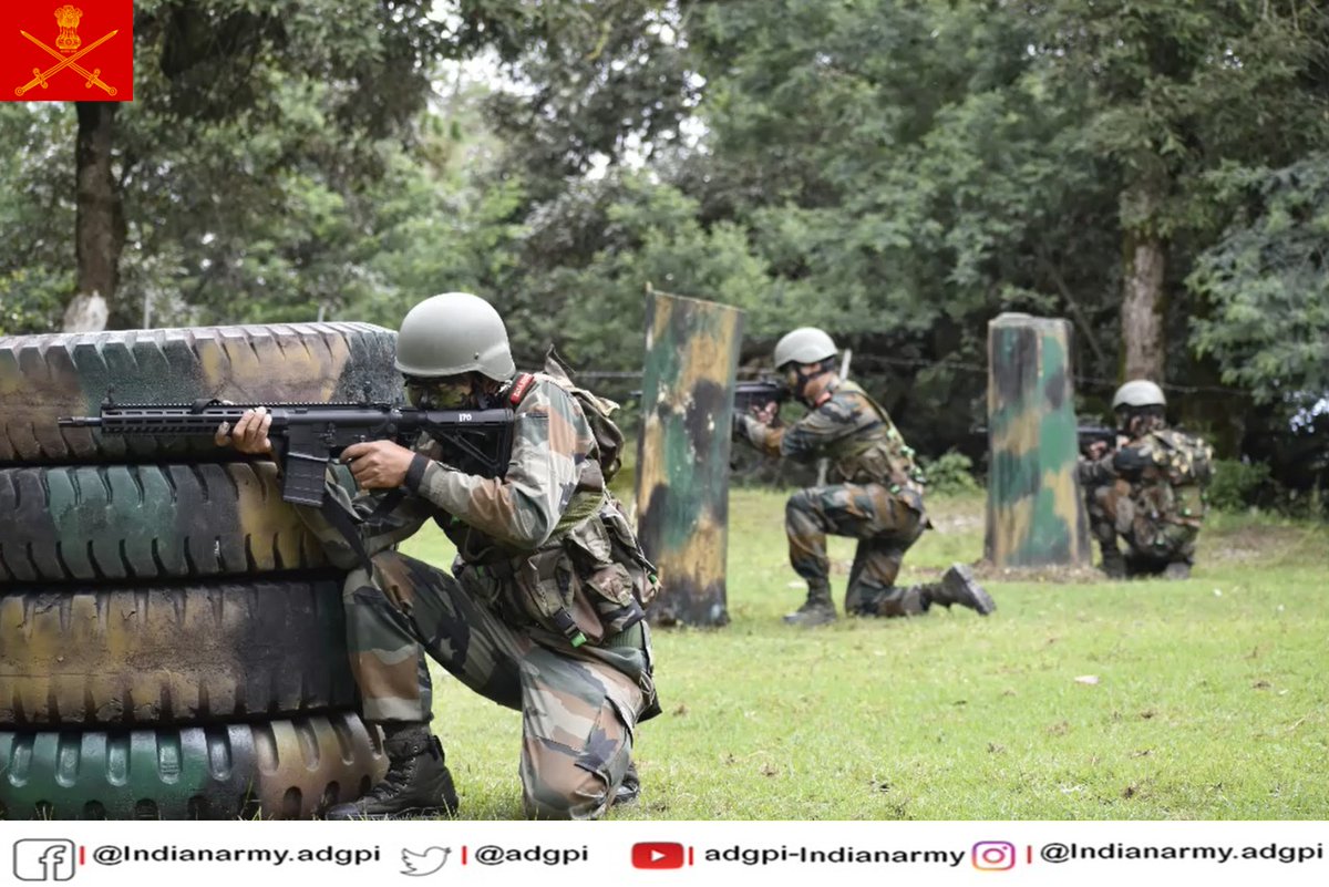 adgpi's tweet photo. One doesn’t become a “Soldier” in a day,
It takes “Training and Discipline” of years.

#TrainingTuesday
#IndianArmy
#StrongAndCapable https://t.co/iLCn7l1kYc