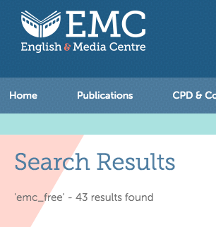 Lots and lots of substantial, free, classroom-ready resources on our website now. As trainees head off into schools, give them a head-start by prompting them to take a look englishandmedia.co.uk/search?keyword… 
<a href="/NATEfeed/">National Association for the Teaching of English</a>
 
<a href="/emmamking/">Emma King-Jones</a>