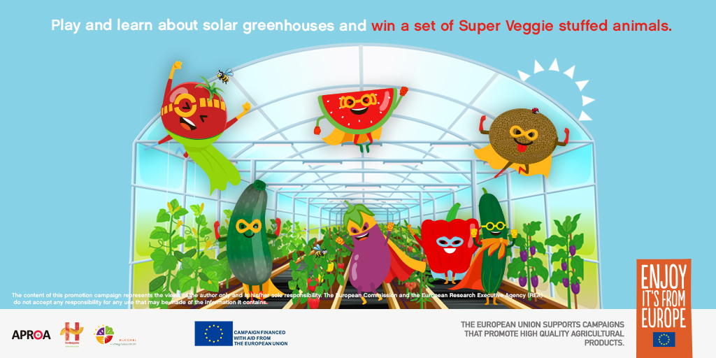 cutesolar_eu's tweet photo. This year, don't go without your #SuperVeggies! 💚 Take part in our giveaway and you can win a set of all your favourite stuffed animals.
➡️ Go to our website and watch the campaign video
❓ Answer the questions
💥 AND… WIN!
https://t.co/j2Jz7glyk3
#CultivatingTheTasteOfEurope https://t.co/AU9B8AI1SP
