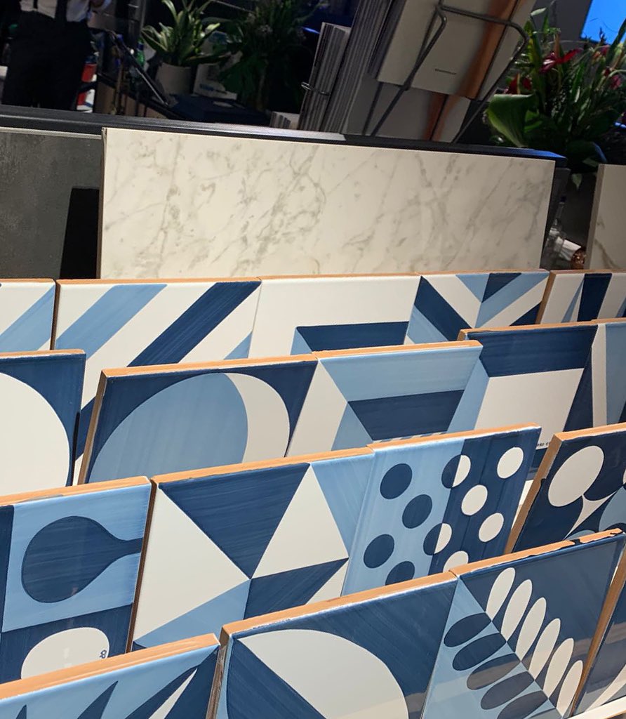 Designs on display at the <a href="/SolusCeramics/">Solus</a> showroom, part of an exhibition celebrating Gio Ponti’s ‘Blu' collection of handcrafted, ceramic tiles.

#londondesignfestival #pontiblucollection #pontiblu #blueponti #bluponti #madeinitaly #ceramicsofitaly #italiantiles #ceramictiles