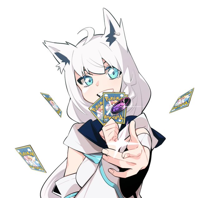 おめでとうございます!フブキちゃんといえばポケカ!
#絵フブキ  
#白上フブキ生誕祭2021 https://t.co/FYLAiznxMI 