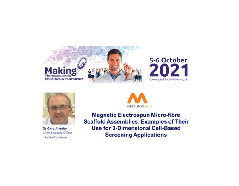 Aureliabio's tweet photo. Our CEO, Dr. Gary Allenby will be talking about our #3D #cellbiology technology at the @makingpharma conference in Coventry today. If you are at the meeting as well, pop by #RoomD at 11:50 am to learn about this interesting technique! 
#3Dbiology #drugdiscovery #contractresearch https://t.co/6bn3u6l3d5