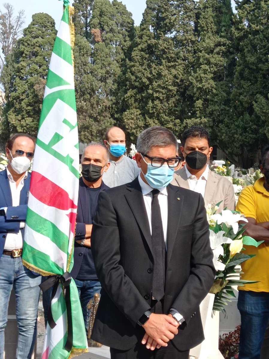 FaiCislPuglia's tweet photo. Stiamo ricordando Hope la giovane donna nigeriana deceduta il 4 febbraio 2020 a Borgo Mezzanone. Presente il Segretario Nazionale @fai_cisl  @OnofrioRota e il Segretario Generale @FrascellaPaolo @FaiCislPuglia https://t.co/QLGeit7xaU