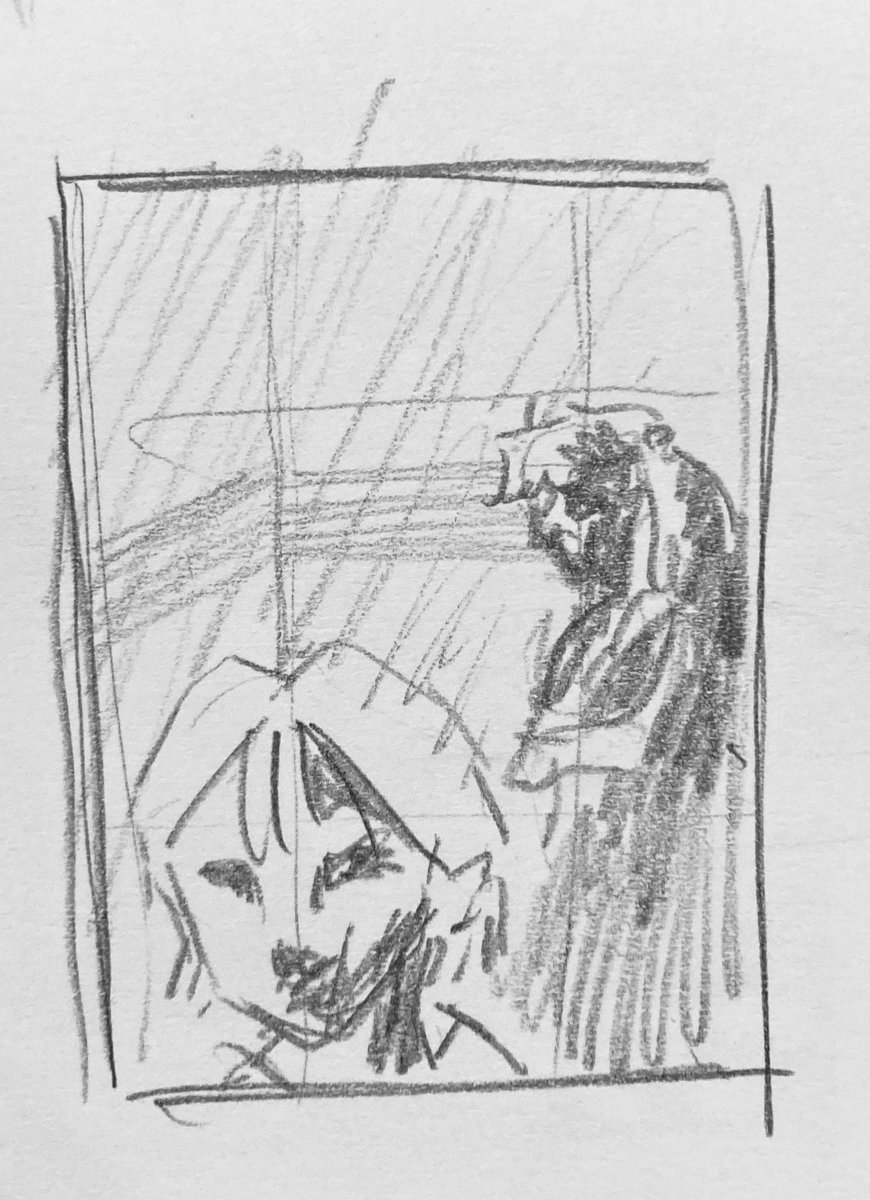 TavrasArt's tweet photo. Composition study #elevatorscene https://t.co/7mleZWsv5c