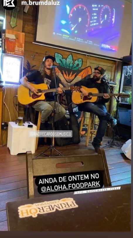 brumeosdaluz's tweet photo. Registro do som no @alohafoodpark Praia Brava-SC https://t.co/eAtOnQPpf0