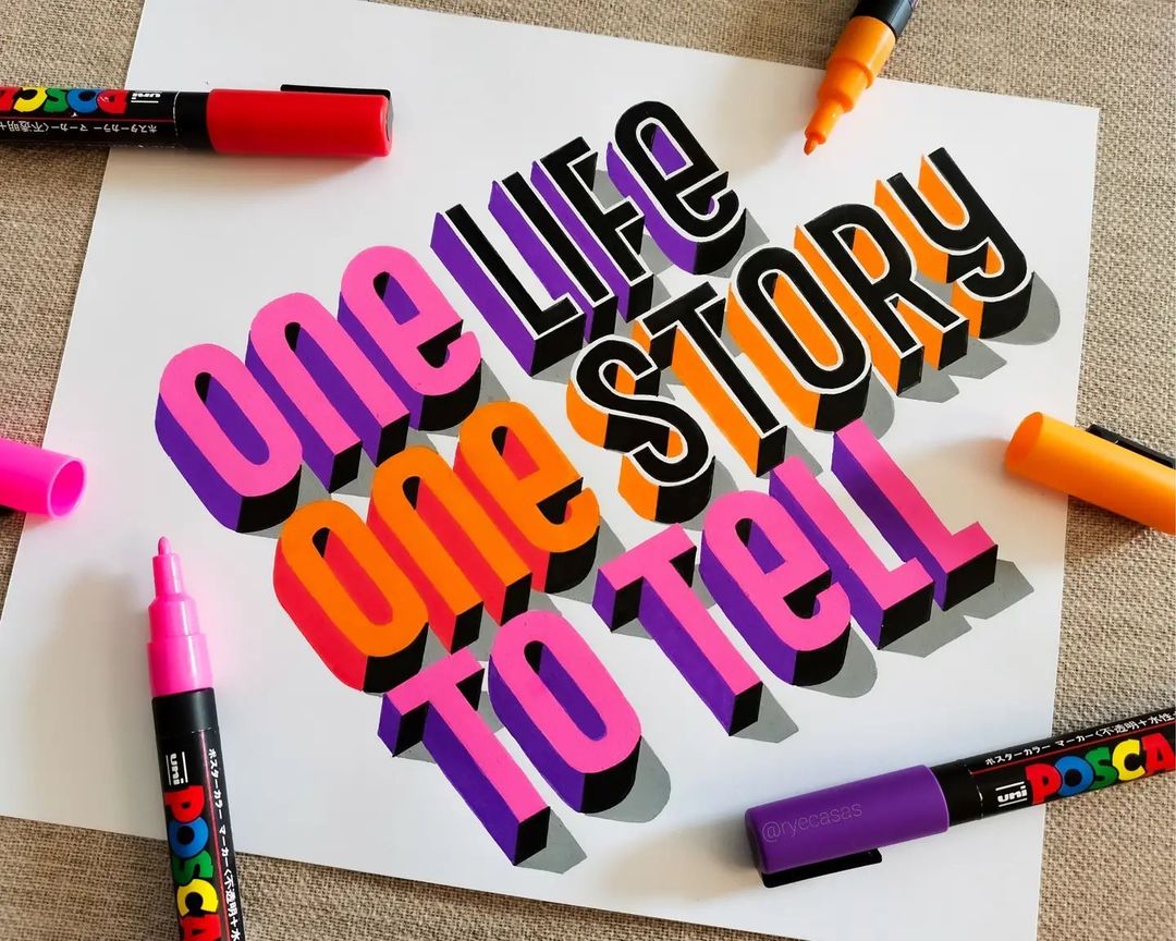 poscauk's tweet photo. 3D lettering and POSCA go hand-in-hand - @ryecasas with a powerful piece and message!

#handlettering #typography #fontinspo #typographyinspo #handwritten #handdrawn #POSCAtype #POSCAwords #POSCAhandlettering #journal #journalart #inspo #journalinspo https://t.co/Wr2MZEnZNm