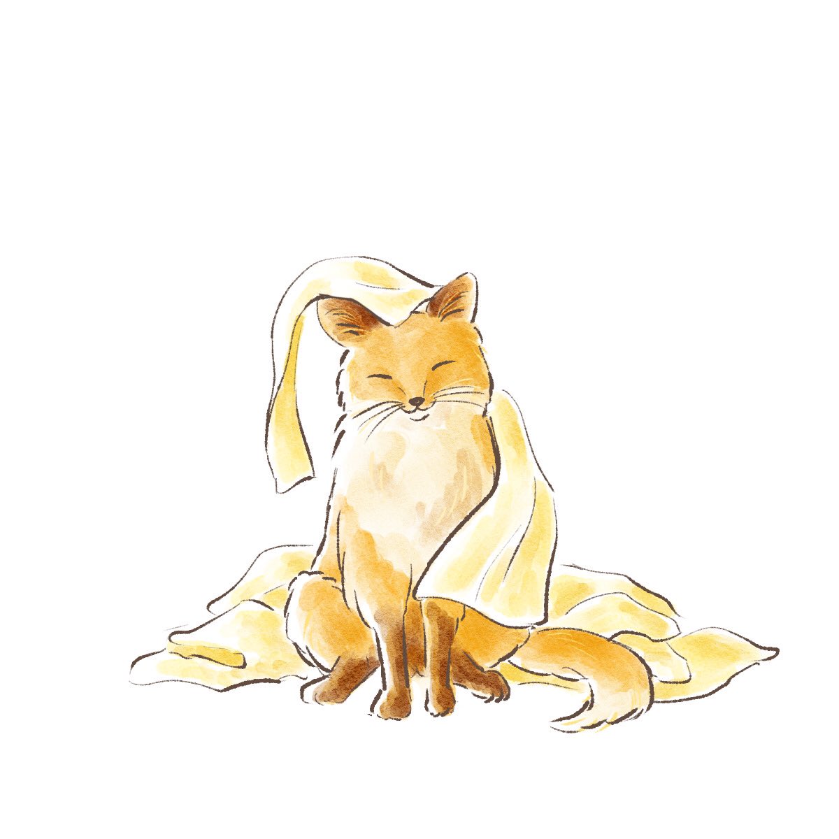 「#天狐の日だしTLを狐で埋める 」|夏朱 優衣 (なつか ゆい) / illustratorのイラスト