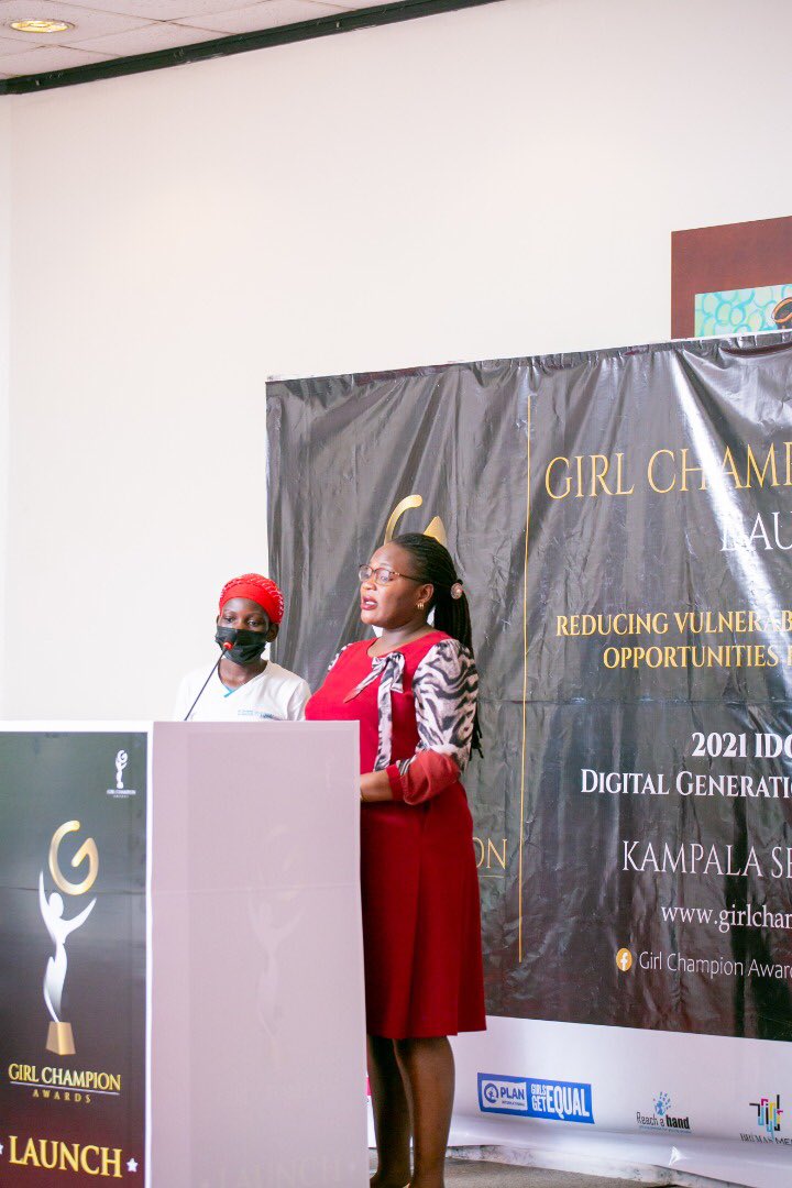 Farisah Nalumansi, one of the beneficiaries of @PlanUganda says that girls who have given birth also 

need to be given a second chance to go back to school. 
#GirlChampionAwards