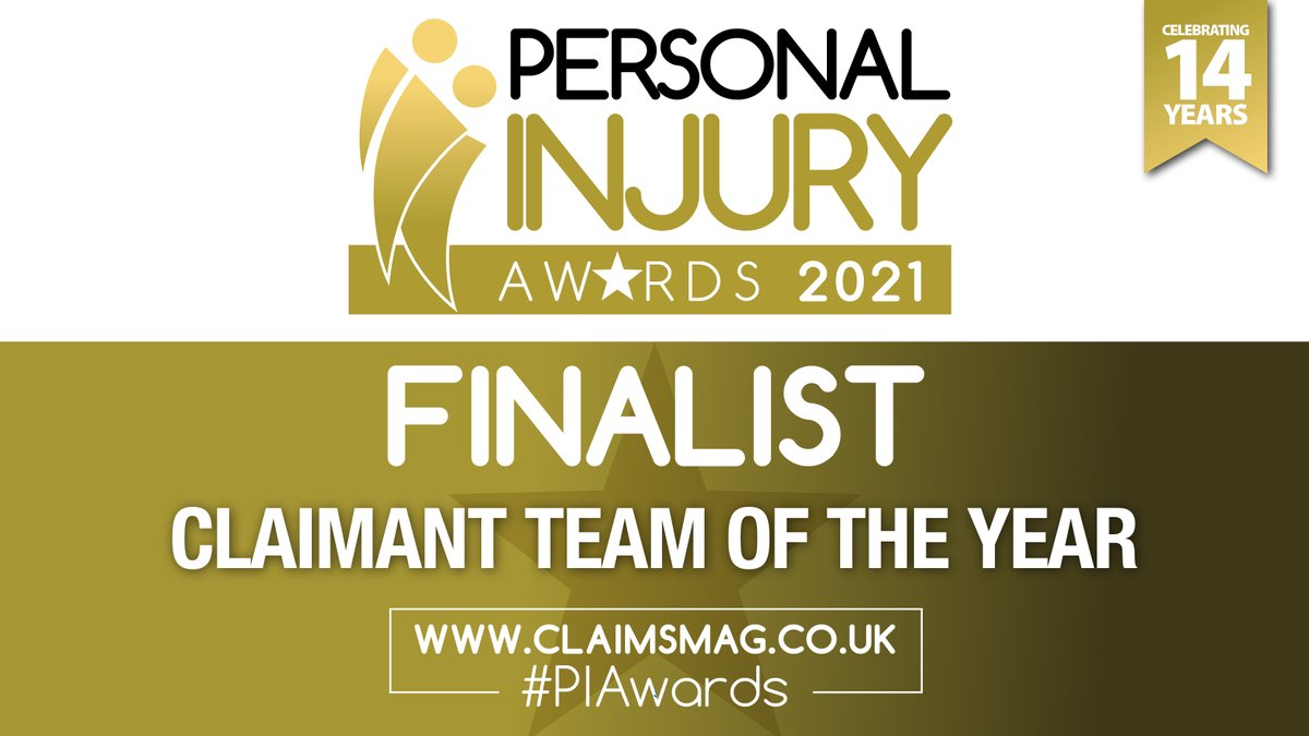 Switalskis's tweet photo. We're very pleased to be finalists in three categories at the Personal Injury Awards 2021 - https://t.co/BR49Let6f5 #PIAwards https://t.co/BAJrquobvx
