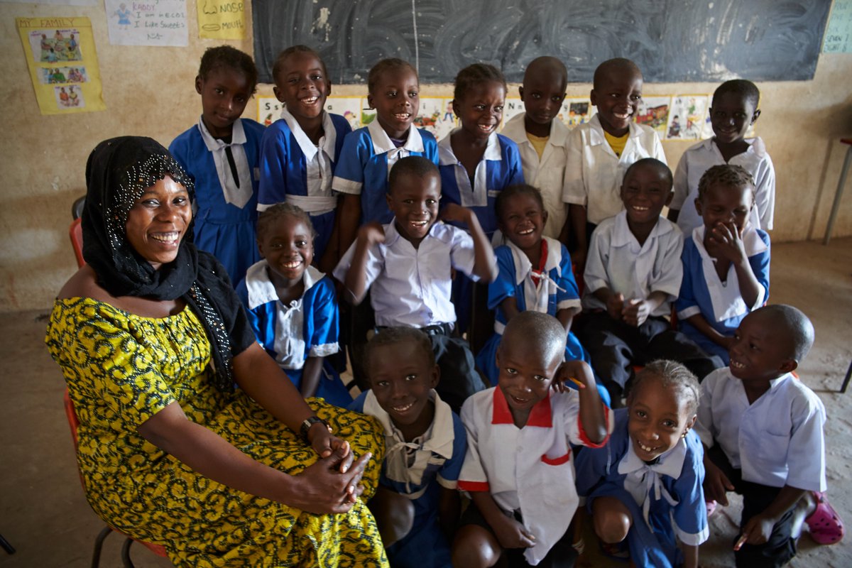UNICEFGambia's tweet image. It's #WorldTeachersDay!

To all the amazing teachers who go above and beyond to create better futures for children, we celebrate you! Thank you for your service!