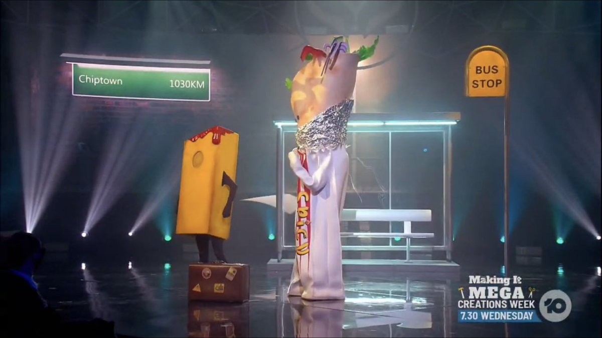 SarahStewartAus's tweet photo. And the real winner is … Hot Chip #MaskedSingerAU https://t.co/ADJJ17rM2p