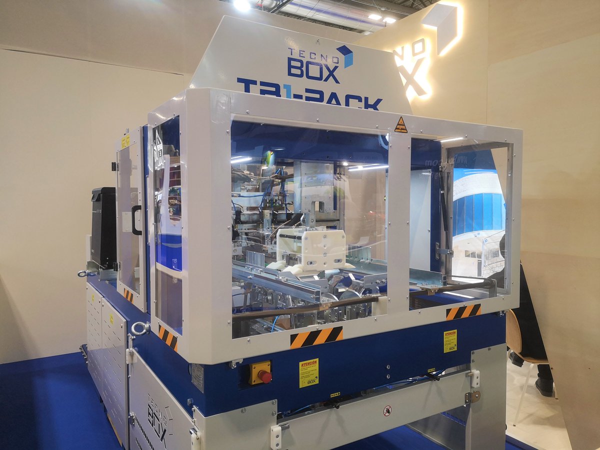 Tecnobox_'s tweet photo. ¡Estamos de vuelta! Encantados estar en @FruitAttraction hoy. ¡Por fin!
Ven y ver nuestro #Gran #Novedad!!!!! La nueva línea #formadora de #cajas #TB-PACK. 
Nuestro stand está ubicado en el Pabellón 7, espacio 7C13A.
#tecnobox,#TB1-PACK, TB2-PACK, #máquinas, #montadorasdecajas, https://t.co/1G10gyQqp1