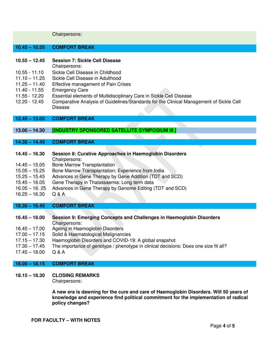 thalassaemiaTIF's tweet photo. The DRAFT #TIF2021 International Conference Programme is out!
Be sure you don't miss this great line-up! 

More details to come on the official TIF2021 website, available from 7 October! 🔜⏳
#StayTuned #InternationalConference #Thalassaemia #SCD #HaemoglobinDisorders #TIFEvents https://t.co/uEY1rZuAPm