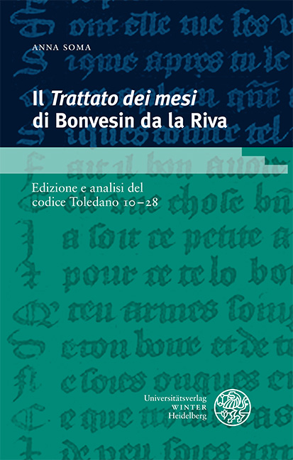 winterverlag's tweet photo. #Neuerscheinung "Il ‚Trattato dei mesi‘ di Bonvesin da la Riva. Edizione e analisi del codice Toledano 10–28" von Anna Soma. #Romanistik #Mediävistik #Glossar #Kommentar #Textedition #Linguistik #Lombardisch #Volkssprache #Lyrik
https://t.co/iufnyJxz6a https://t.co/u65y2JmXMc