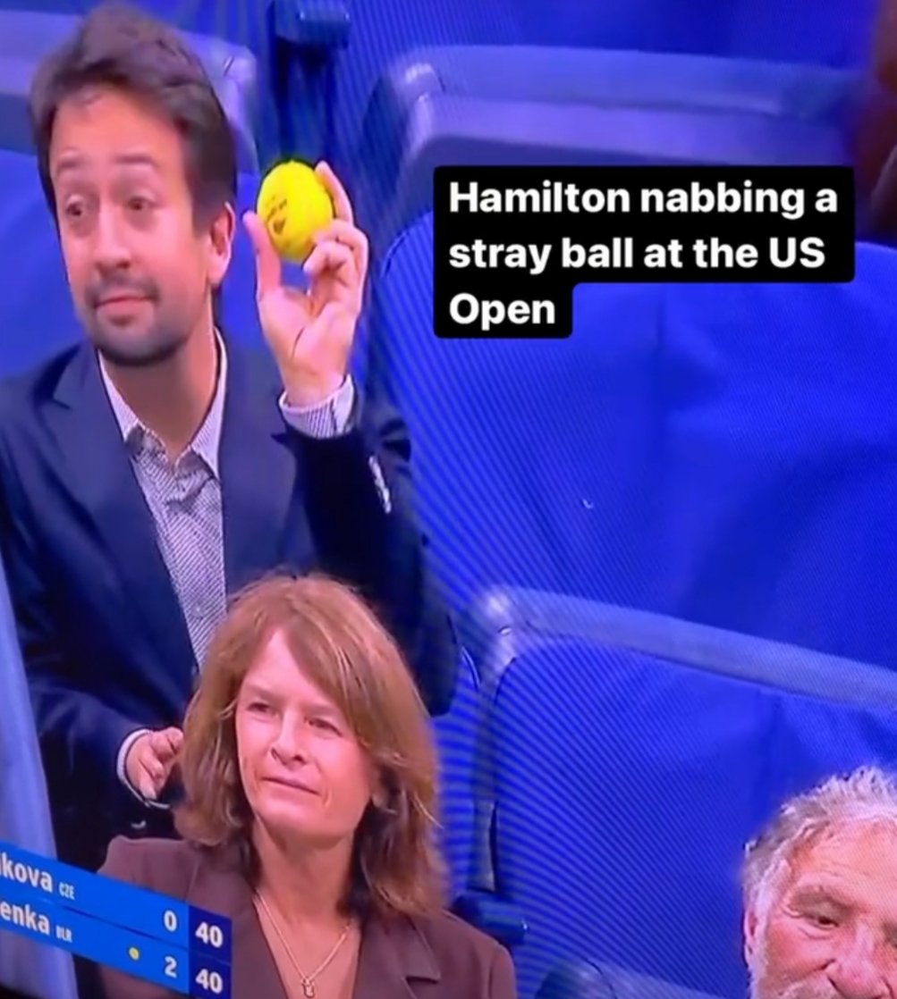 daddylifeuk's tweet photo. The news discussing "funny moments in sports" but the person doing subtitles clearly didn't know @Lin_Manual 🙈🙈🙈 @InTheHeightsLDN @HamiltonMusical @intheheights https://t.co/xt4Ziin8HD