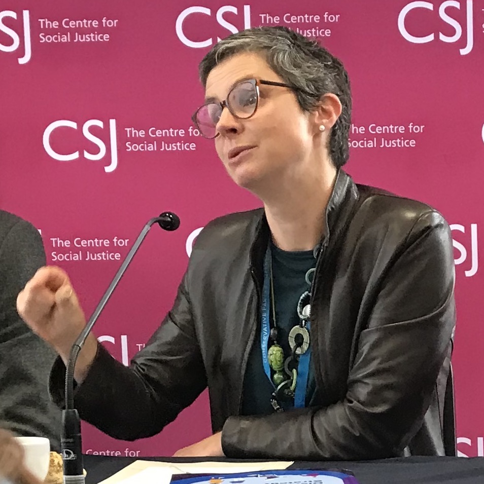RobertAJMcLaren's tweet image. It was great to meet @NorwichChloe, the new Minister for Disabled People, at conference - first at the @The_C_D_G meeting last night, and again at this morning&apos;s @csjthinktank/ @scope panel on employment…