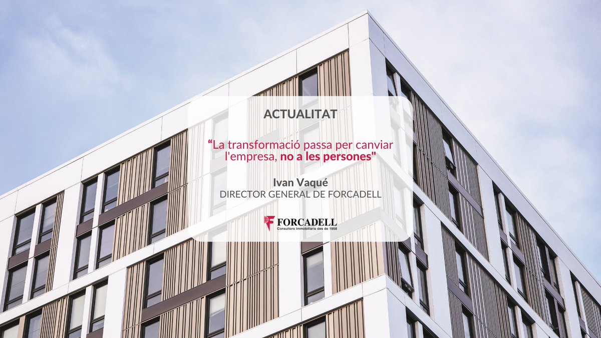 <a href="/IvanVaque_/">Ivan Vaqué</a> , Director General de FORCADELL, ha col·laborat en el llibre “Revolución Proptech”.

Vaqué explica que “FORCADELL es pionera en projectes d'innovació a partir de la col·laboració amb <a href="/innomads/">Innomads</a>”.

👉TOTA la info aquí: cutt.ly/DEZemRG

#Forcadell1958 #PropTech