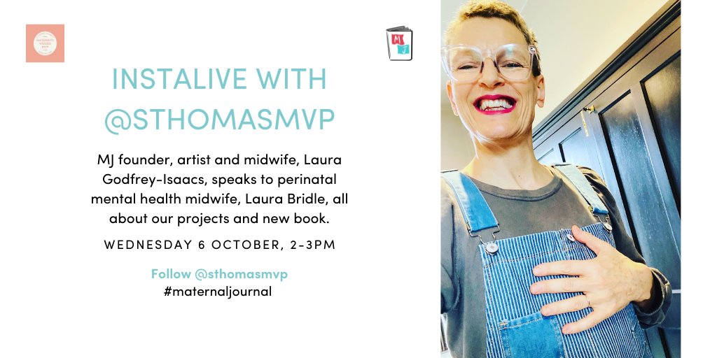 Join <a href="/godfrey_isaacs/">Laura Godfrey-Isaacs (she/her)</a> speaking to @midwifehippie about all things <a href="/maternaljrnl/">Maternal Journal</a> for <a href="/mvp_stthomas/">@stthomasMVP</a> tomorrow from 2-3pm over on Instagram. See you there!