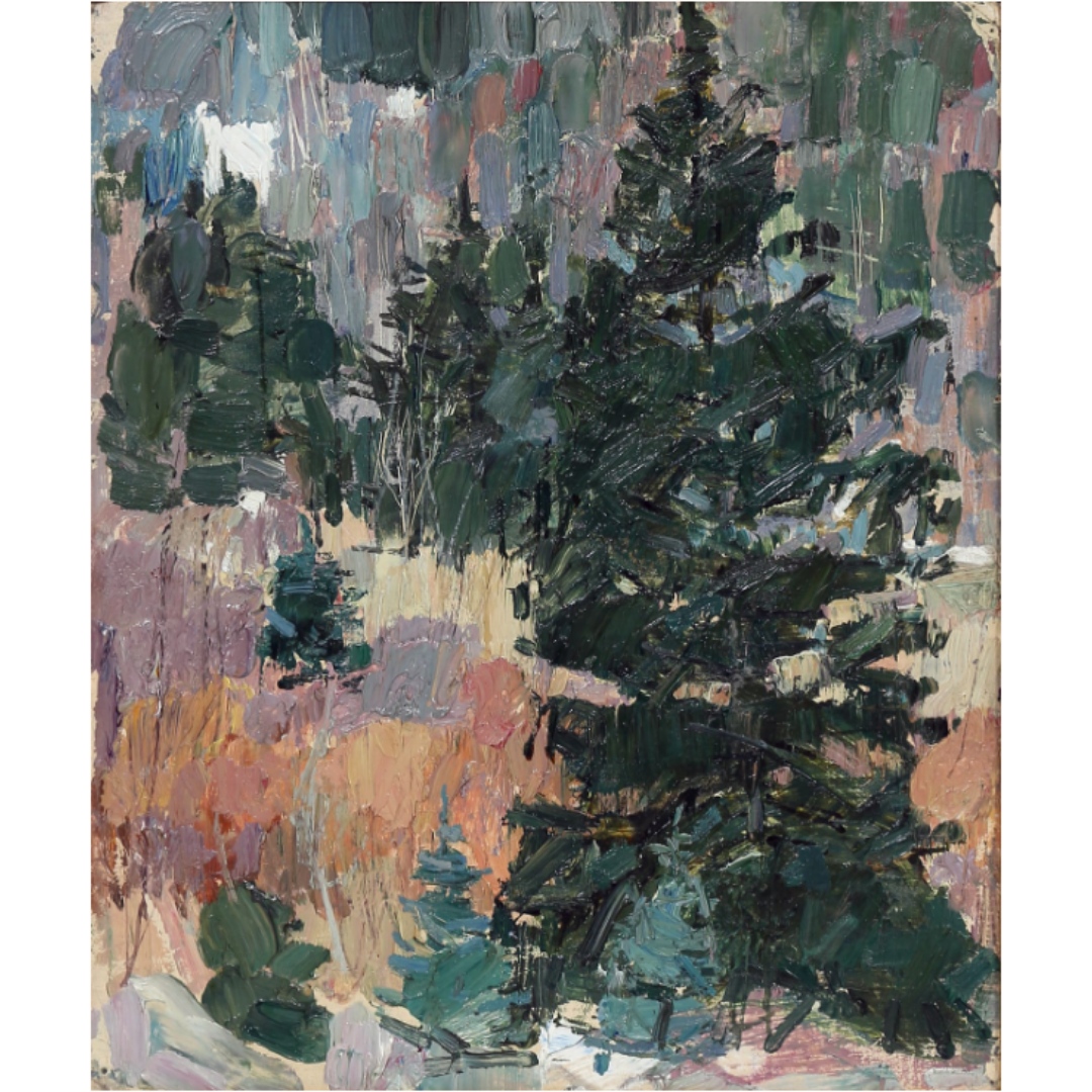 LEON GASPARD
RUSSIAN-AMERICAN, 1882-1964
PINES, NM #1, N.D.
Oil on Board
12.25 x 10.5 in (image); 17.25 x 15.25 in (framed)

Visit thematthewsgallery.com to learn more about the artwo...