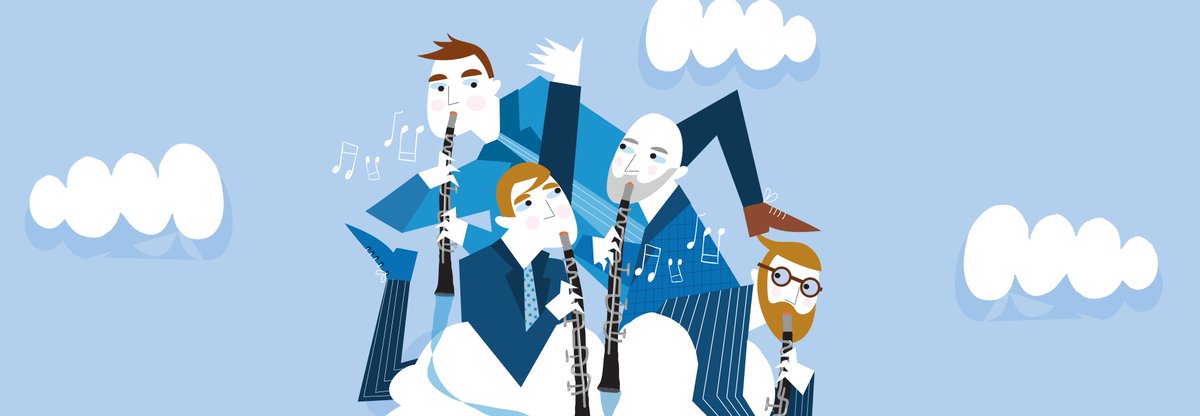 Op 24 oktober is het tijd voor het eerste Kinderconcert van dit seizoen! Het Nieuw Amsterdams Klarinet Kwartet laten zich meeslepen door hun fantasie en openen deuren naar wonderlijke droomwerelden. Een magisch concert van <a href="/Oorkaan/">Oorkaan</a>! Info &amp; kaarten: mcogebouw.nl/agenda/dromenb…