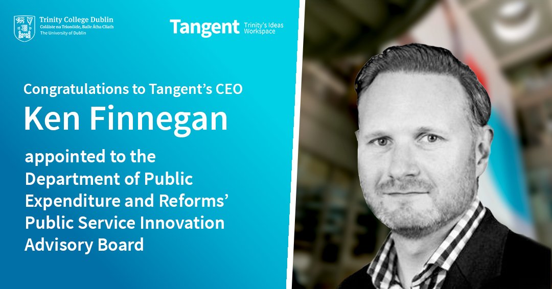 TCDPortal's tweet photo. Congratulations to Tangent’s CEO, @KenFinnegan, appointed to the Department of Public Expenditure and Reforms’ Public Service Innovation Advisory Board by Michael McGrath TD, Minister for Public Expenditure and Reform. @philipmcgrath
#FutureTechIRL #MakingInnovationReal https://t.co/rEE5QPBNqw