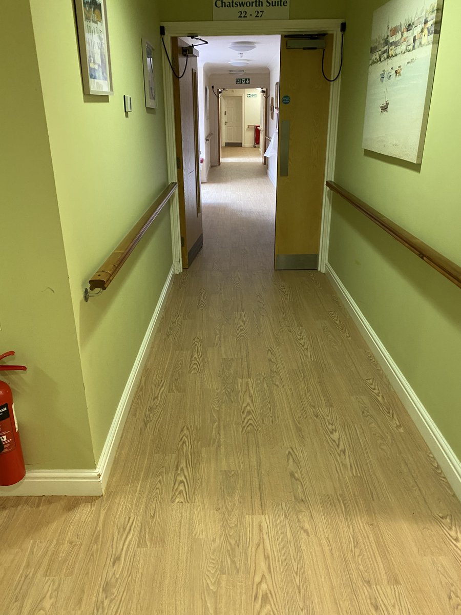 <a href="/andy_altro/">Andy Cormack</a> A couple of recent images from a care home refit using <a href="/AltroFlooring/">Altro Limited UK & Ireland</a> wood adhesive free vinyl. Fantastic product to install with great results