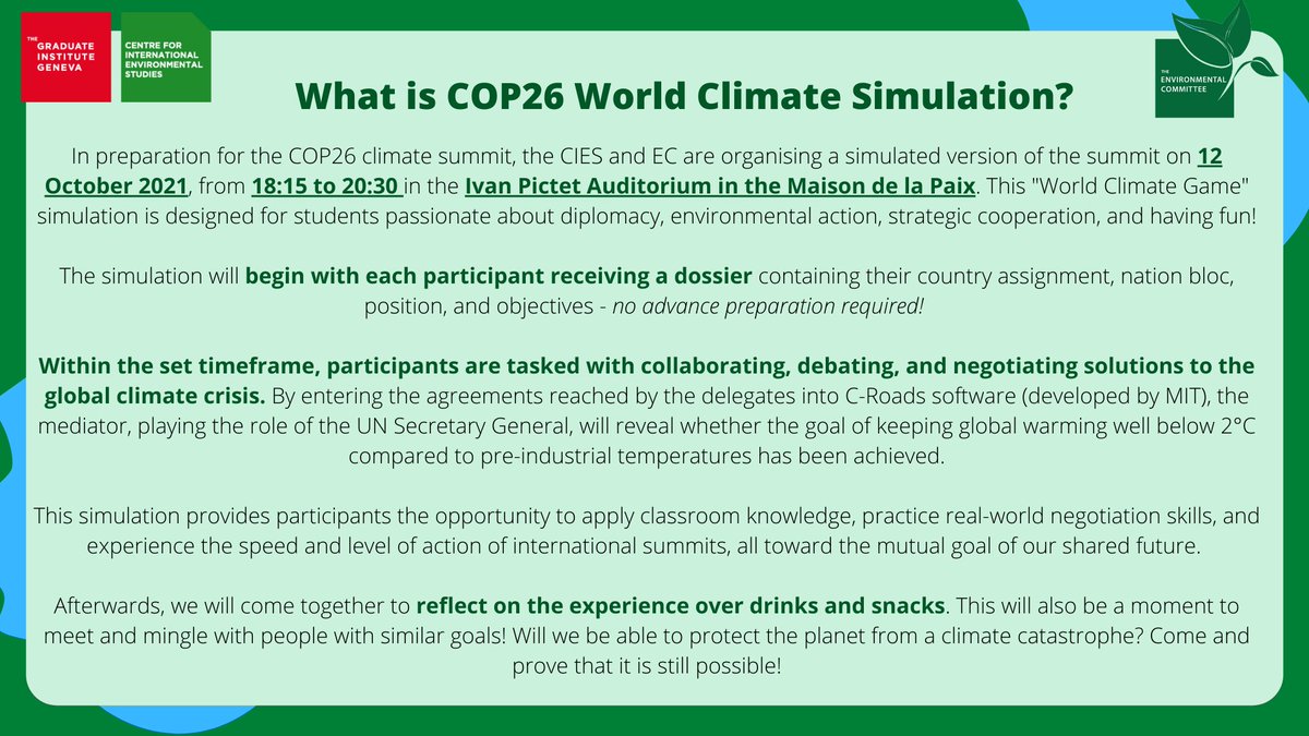 IHEID Environmental Committee tweet media
