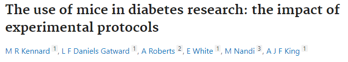Our new review discussing the considerations when studying mice in diabetes research has now been published!

pubmed.ncbi.nlm.nih.gov/34596274/