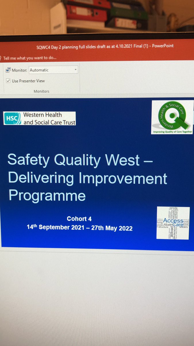 Great to be back together virtually with #SQWC4 <a href="/WesternHSCTrust/">Western Trust</a> it’s model for improvement today and What is your WHY ? <a href="/HSCQI/">@HSCQI</a> <a href="/MorrowOrlaith/">Orlaith Morrow</a>