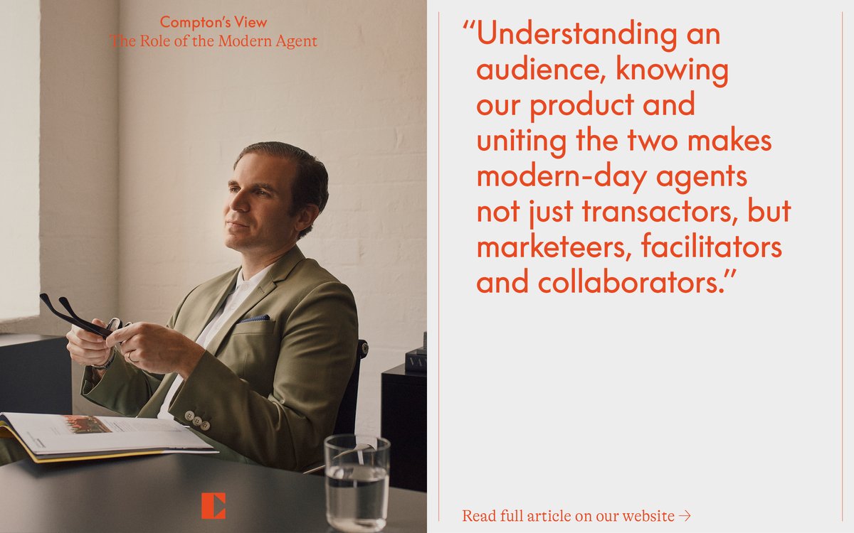 In this month’s <a href="/Compton_LDN/">Compton</a> View, it's ME ! 🤓

I discuss the role of the modern agent as marketeers, collaborators and innovators.

Are you one of them?

Here’s your lunchtime read ---->

compton.london/blog/2021-10-0…

#architecture #officespace #realestate #property #wfhsucks #5not3