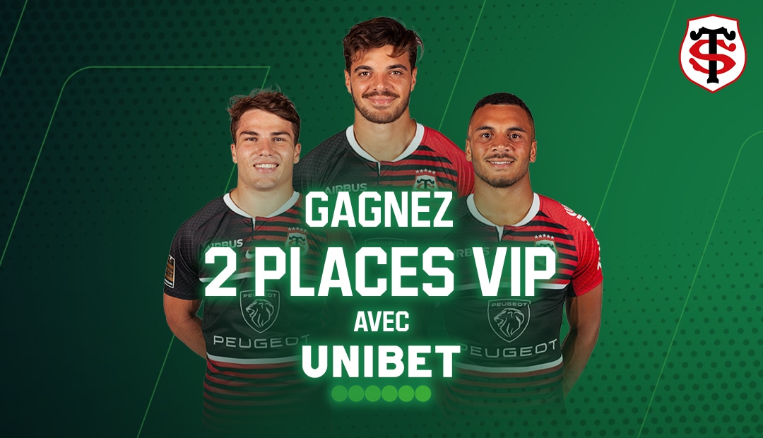 🎟️🥂 2 𝓹𝓵𝓪𝓬𝓮𝓼 𝓥𝓘𝓟 à gagner pour Stade Toulousain 🆚 Section Paloise ce samedi à 17h ! #STSP 🏉

👉 RT + Follow <a href="/UnibetFrance/">Unibet France 🔞</a>

🍀 TAS demain