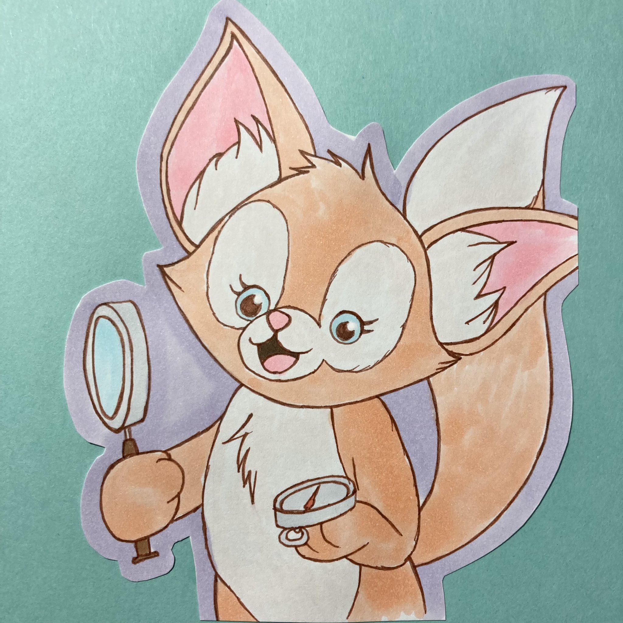 あみちゃん 気胸になりがち 新キャラができたと聞き 描いてみた 私は次は猿のお友だちが増えると思っている リーナベル リーナベルちゃん Linabell ディズニー Disney イラスト コピック T Co Duaw56mquw T Co O08oqnakbf