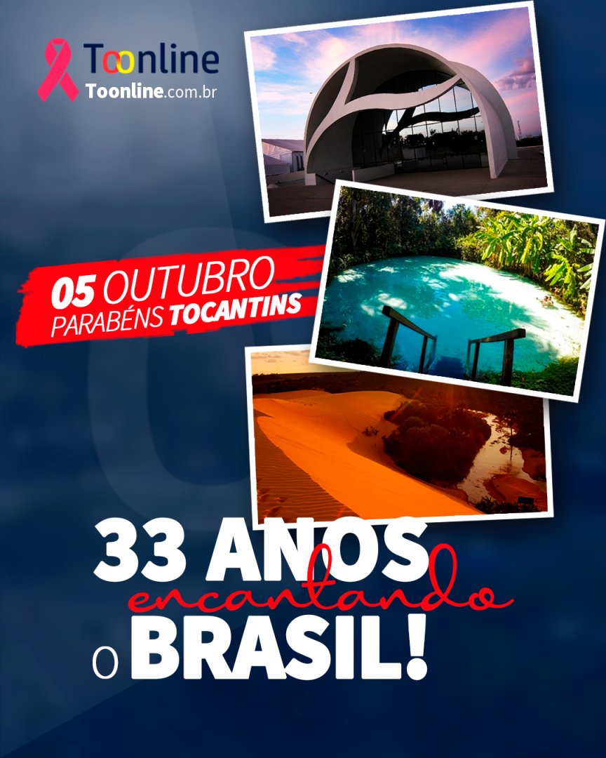 agenciatoonline's tweet photo. Parabéns ao Tocantins pelos 33 anos.
TO ONLINE INFORMA - DICAS DE INTERNET
Faça sua marca ter mais visibilidade!! Deixe isto com a gente.
#toonlinebrasil #toonline #palmas #tocantins #agenciademarketingdigital
https://t.co/r0IqetWNpr - Agencia de Marketing Digital https://t.co/Yw1dO5Ju3N