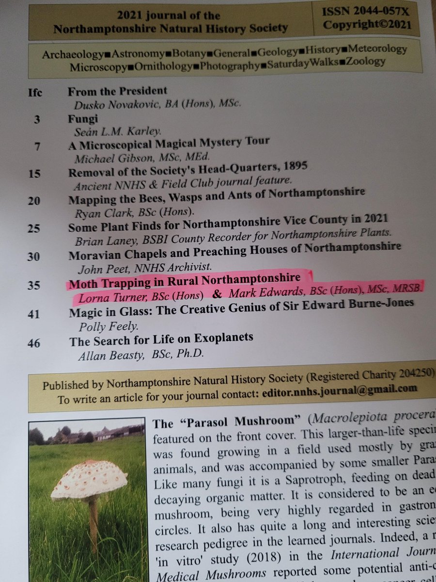 Huge congratulations to Higher Education graduate Lorna Turner who has had an article, based on her dissertation, published by the Northampton Natural History Society. 👏🙌 #MoultonMade