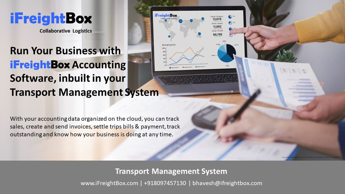 Job_Tracking's tweet image. Run Your Business with iFreightBox Accounting Software, inbuilt in your Transport Management System.