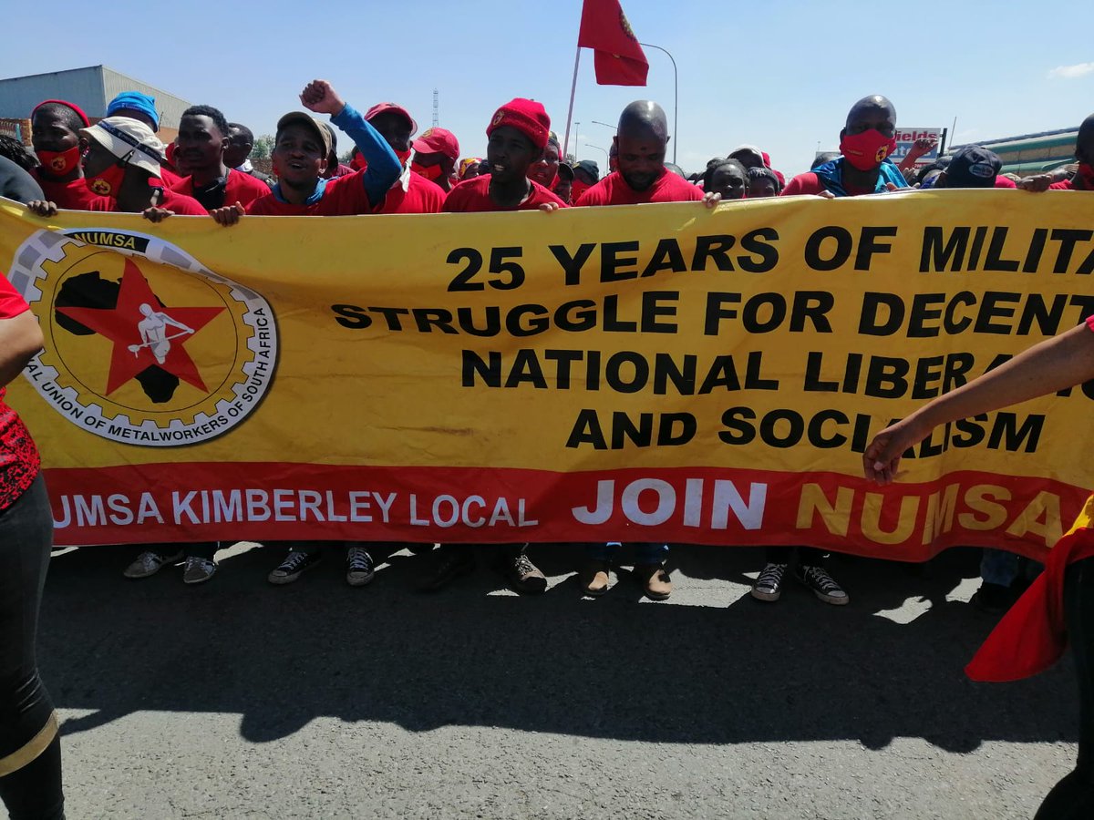Numsa_Media's tweet image. Our members in the Northern Cape
#EngineeringStrike 
#WorkingClassPower