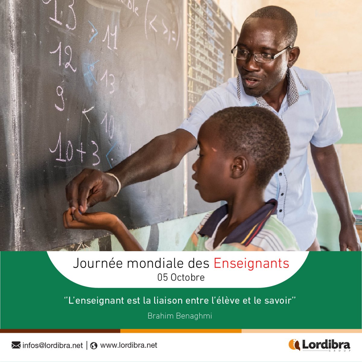 Lordibra_Group's tweet photo. La Journée des enseignant(e)s a lieu chaque année pour célébrer les enseignants à travers le monde. 

HOMMAGE A TOUS CES HOMMES ET FEMMES DE GRANDE VALEUR💡
---
Pour en savoir plus 👇
https://t.co/fjcbrKIKTg https://t.co/X1PdjHjs1N