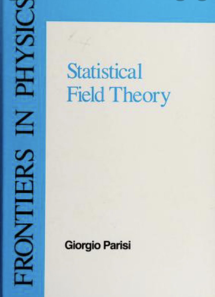 Giorgio Parisi shared this year’s Nobel prize. Amazing news. The replica symmetry is now forever broken. I learned my field theory from his book.